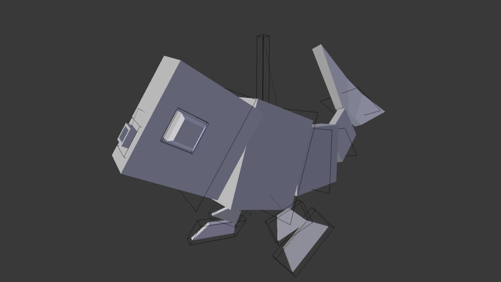 Blocky Fish Character ( Rigged ) preview image 2